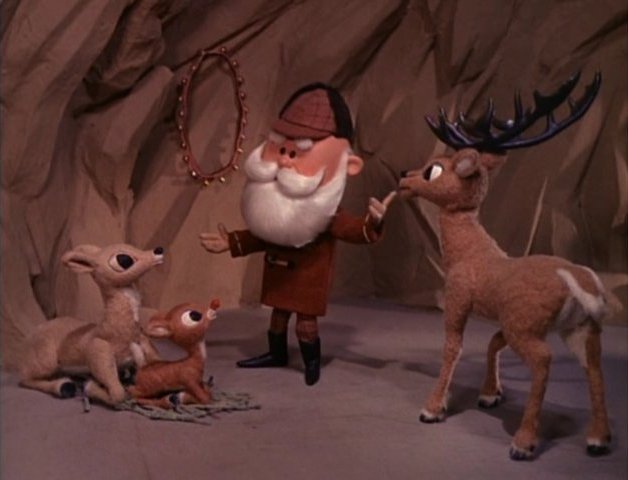 Rudolph The Red Nosed Reindeer Movie Santa